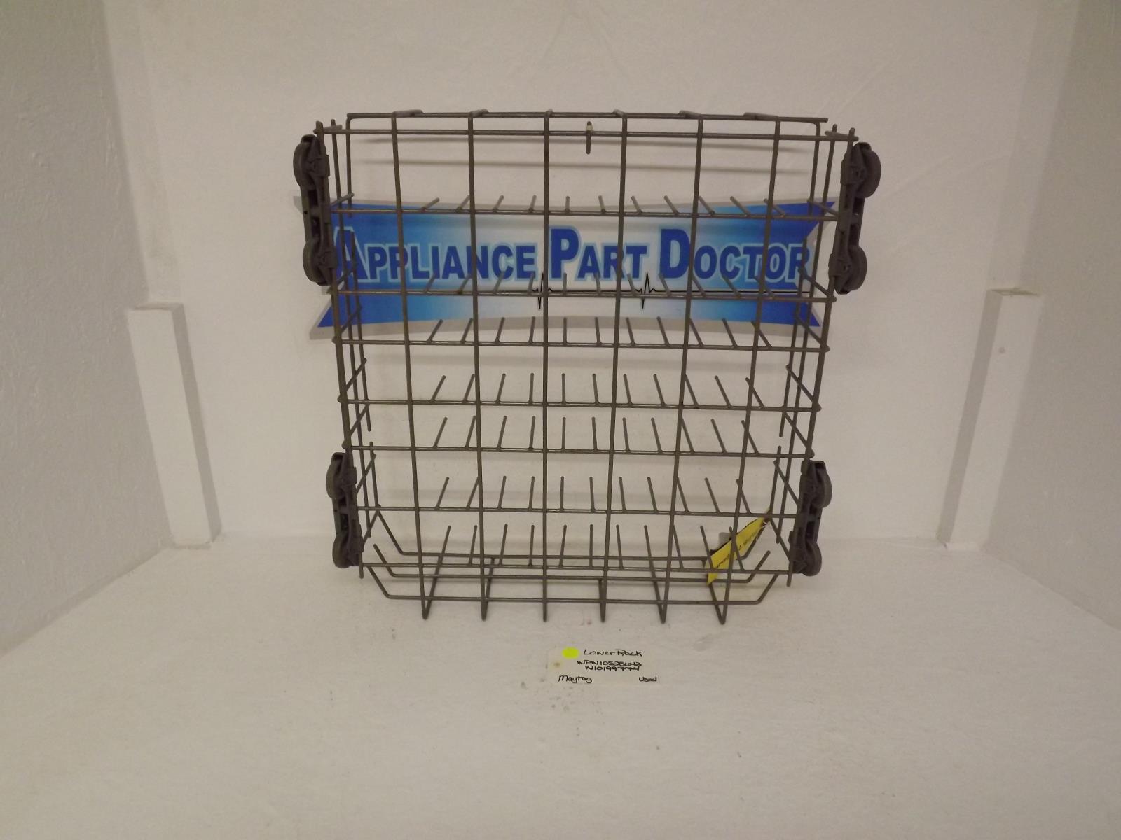 Maytag Dishwasher WPW10525642 W10199774 Lower Rack Used Maytag Dishwasher WPW10525642 W10199774 Lower Rack Used